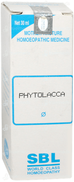 Sbl Phytolacca Q Mother Tincture 30ml