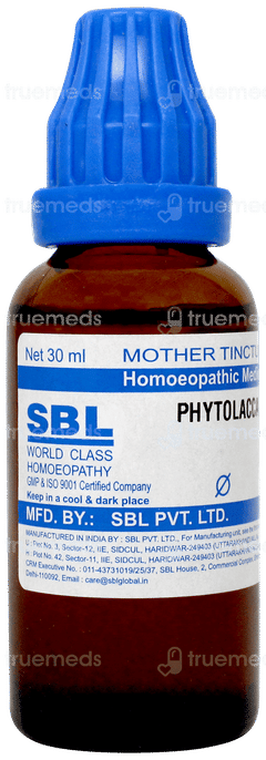 Sbl Phytolacca Q Mother Tincture 30ml