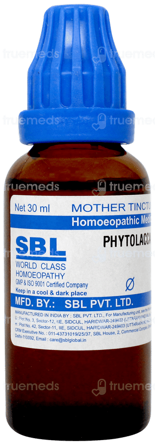 Sbl Phytolacca Q Mother Tincture 30ml