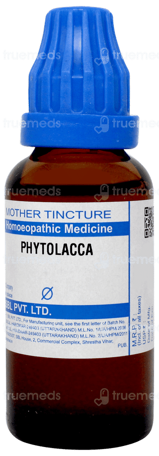 Sbl Phytolacca Q Mother Tincture 30ml