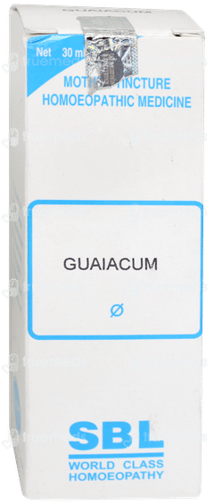 Sbl Guaiacum Q Mother Tincture 30 ML