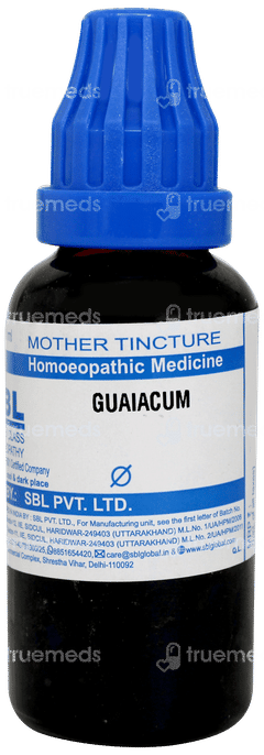 Sbl Guaiacum Q Mother Tincture 30 ML