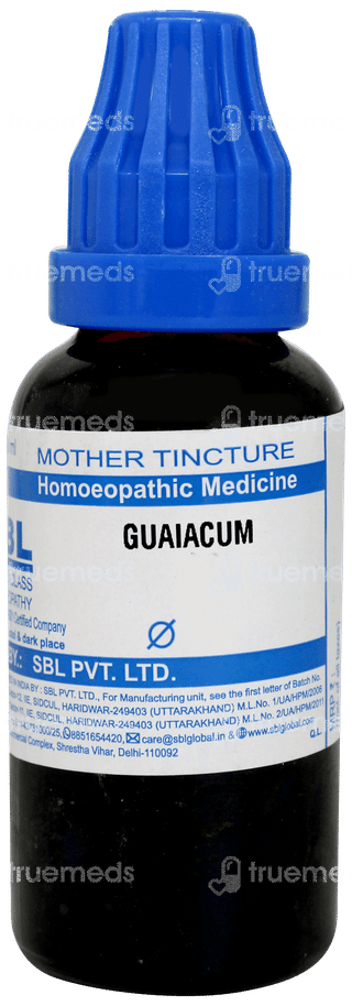 Sbl Guaiacum Q Mother Tincture 30 ML