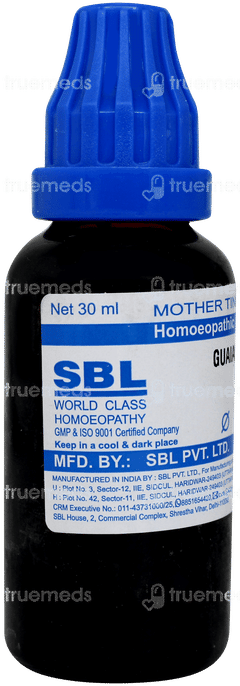 Sbl Guaiacum Q Mother Tincture 30 ML