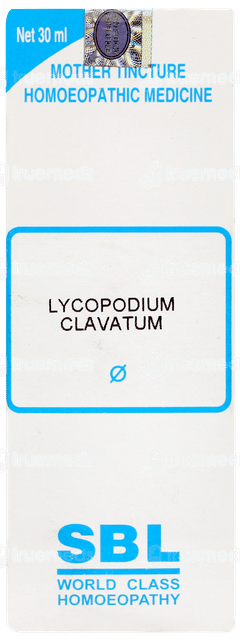 Sbl Lycopodium Clavatum Q Mother Tincture 30ml
