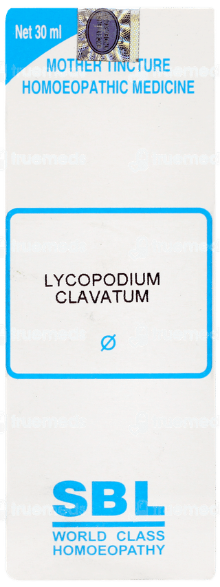Sbl Lycopodium Clavatum Q Mother Tincture 30ml
