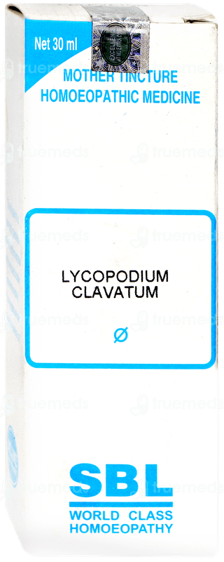 Sbl Lycopodium Clavatum Q Mother Tincture 30ml