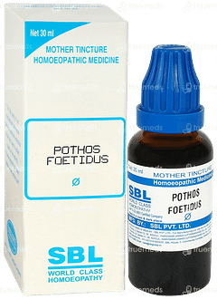 Sbl Pothos Foetidus Q Mother Tincture 30 ML Sbl Pothos Foetidus Q Mother Tincture 30 ML