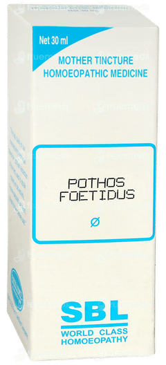 Sbl Pothos Foetidus Q Mother Tincture 30ml