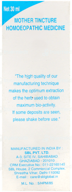 Sbl Kreosotum Q Mother Tincture 30Ml