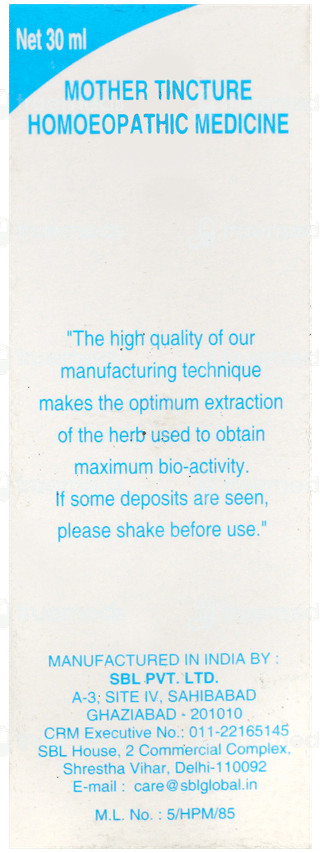Sbl Kreosotum Q Mother Tincture 30Ml