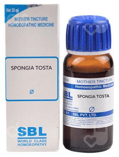 Sbl Spongia Tosta Q Mother Tincture 30 Ml Sbl Spongia Tosta Q Mother Tincture 30 Ml