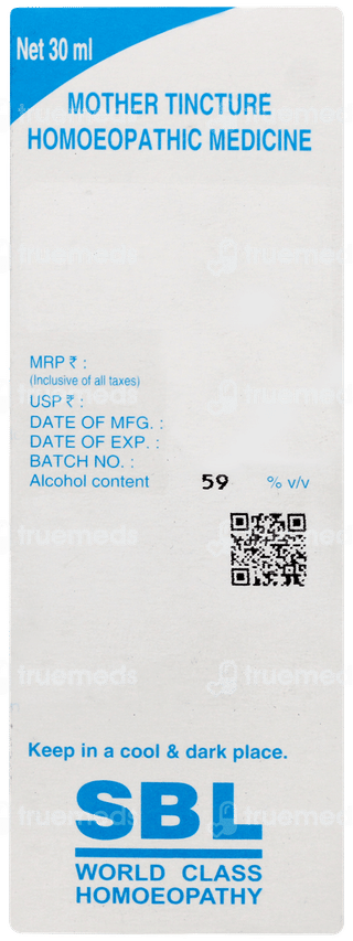 Sbl Apocynum Cannabinum Q Mother Tincture 30ml