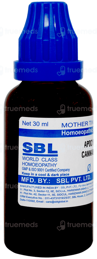 Sbl Apocynum Cannabinum Q Mother Tincture 30ml