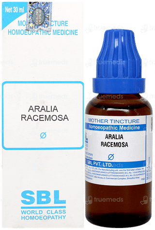 Sbl Aralia Racemosa Q Mother Tincture 30ml