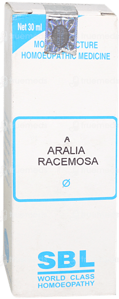 Sbl Aralia Racemosa Q Mother Tincture 30ml