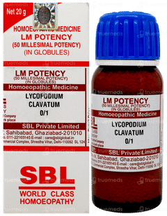 Sbl Lycopodium Clavatum 0/1 Lm Globules 20 GM