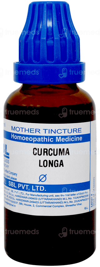 Sbl Curcuma Longa Q Mother Tincture 30ml