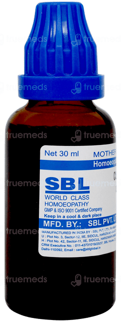 Sbl Curcuma Longa Q Mother Tincture 30ml