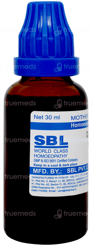 Sbl Curcuma Longa Q Mother Tincture 30ml