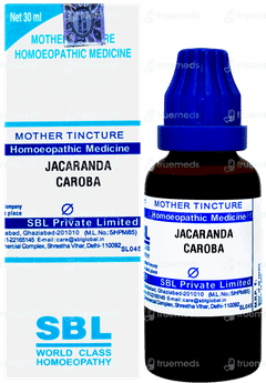 Sbl Jacaranda Caroba Q Mother Tincture 30ml