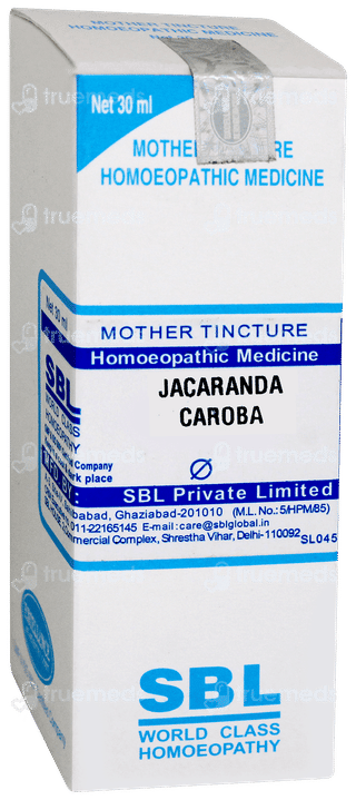 Sbl Jacaranda Caroba Q Mother Tincture 30ml