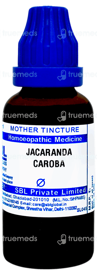 Sbl Jacaranda Caroba Q Mother Tincture 30ml