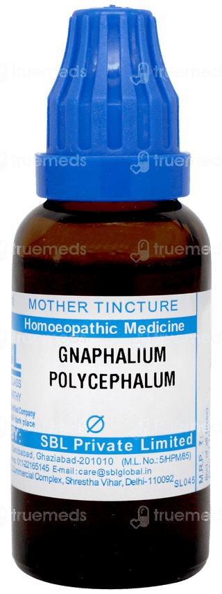 Sbl Gnaphalium Polycephalum Q Mother Tincture 30ml