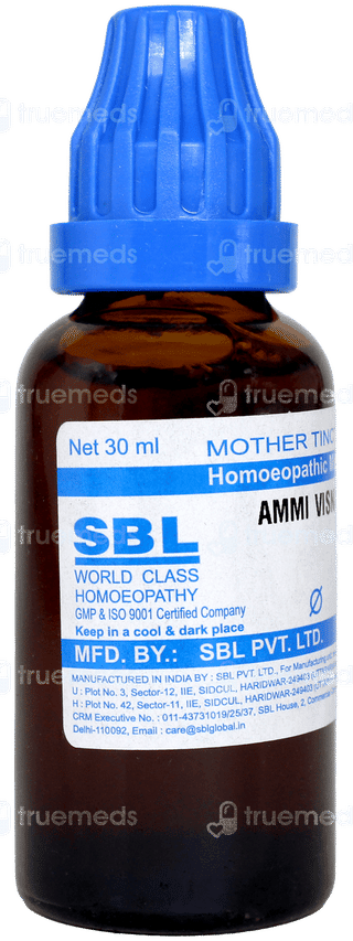 Sbl Ammi Visnaga Q Mother Tincture 30ml