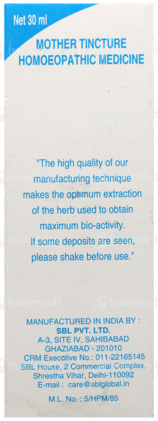 Sbl Raphanus Sativus Q Mother Tincture 30 ML