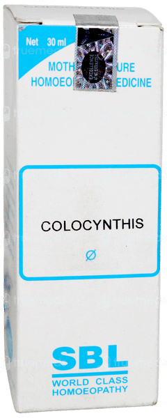 Sbl Colocynthis Q Mother Tincture 30ml