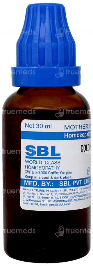 Sbl Colocynthis Q Mother Tincture 30ml