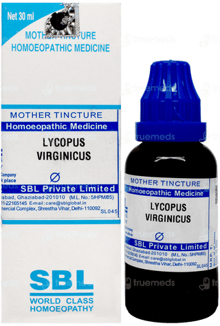 Sbl Lycopus Virginicus Q Mother Tincture 30 ML