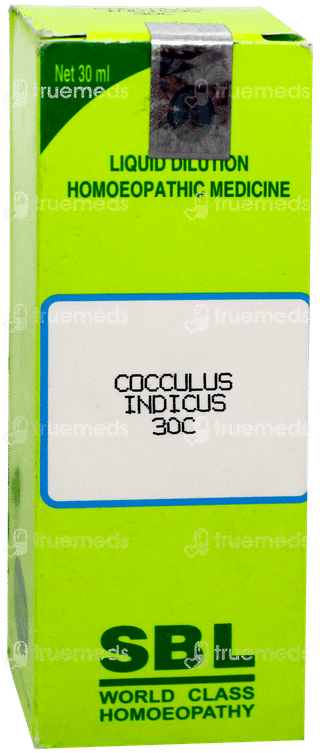 Sbl Cocculus Indicus 30c Dilution 30ml