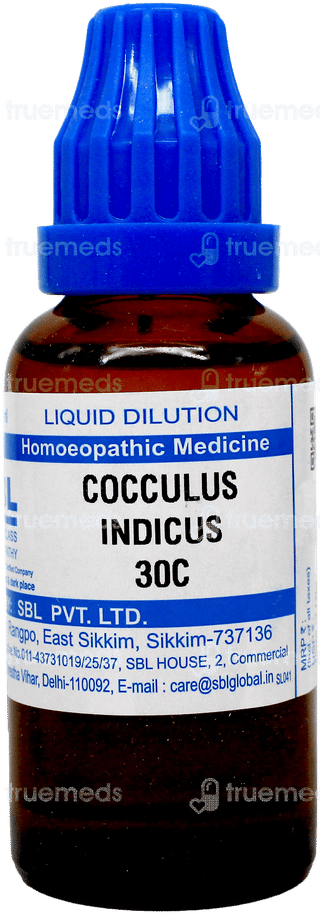 Sbl Cocculus Indicus 30c Dilution 30ml