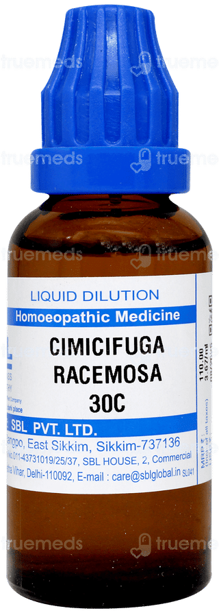 Sbl Cimicifuga Racemosa 30c Dilution 30ml