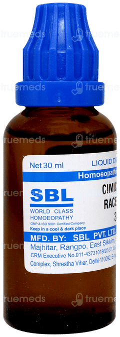 Sbl Cimicifuga Racemosa 30c Dilution 30ml