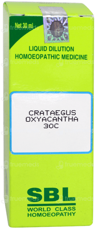 Sbl Crataegus Oxyacantha 30 C Dilution 30 ML