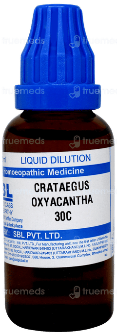 Sbl Crataegus Oxyacantha 30 C Dilution 30 ML