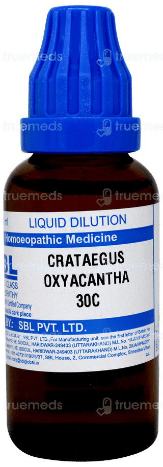 Sbl Crataegus Oxyacantha 30 C Dilution 30 ML