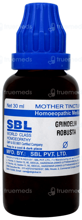 Sbl Grindelia Robusta Q Mother Tincture 30ml