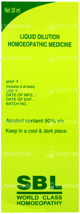 Sbl Kali Carbonicum 30c Dilution 30ml