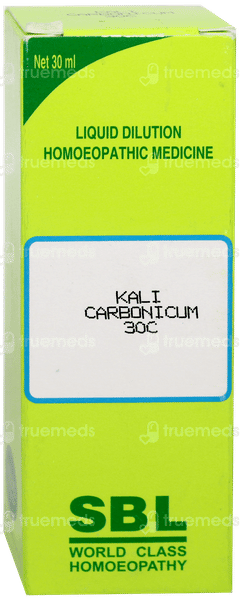 Sbl Kali Carbonicum 30c Dilution 30ml