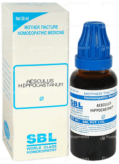 Sbl Aesculus Hippocastanum Q Mother Tincture 30ml