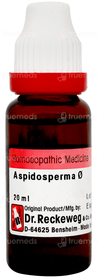 Dr Reckeweg Aspidosperma Q Mother Tincture 20ml