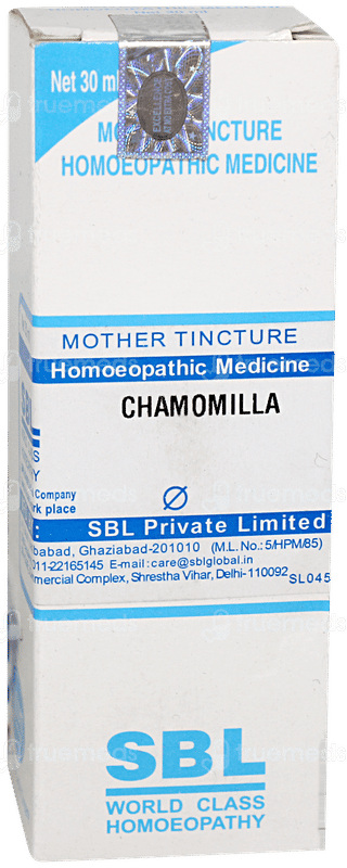 Sbl Chamomilla Q Mother Tincture 30ml
