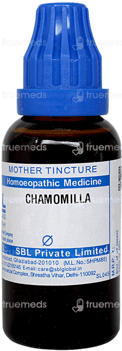 Sbl Chamomilla Q Mother Tincture 30ml