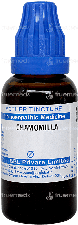 Sbl Chamomilla Q Mother Tincture 30ml
