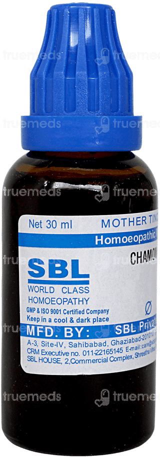 Sbl Chamomilla Q Mother Tincture 30ml