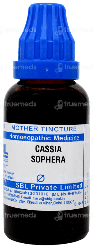 Sbl Cassia Sophera Q Mother Tincture 30ml